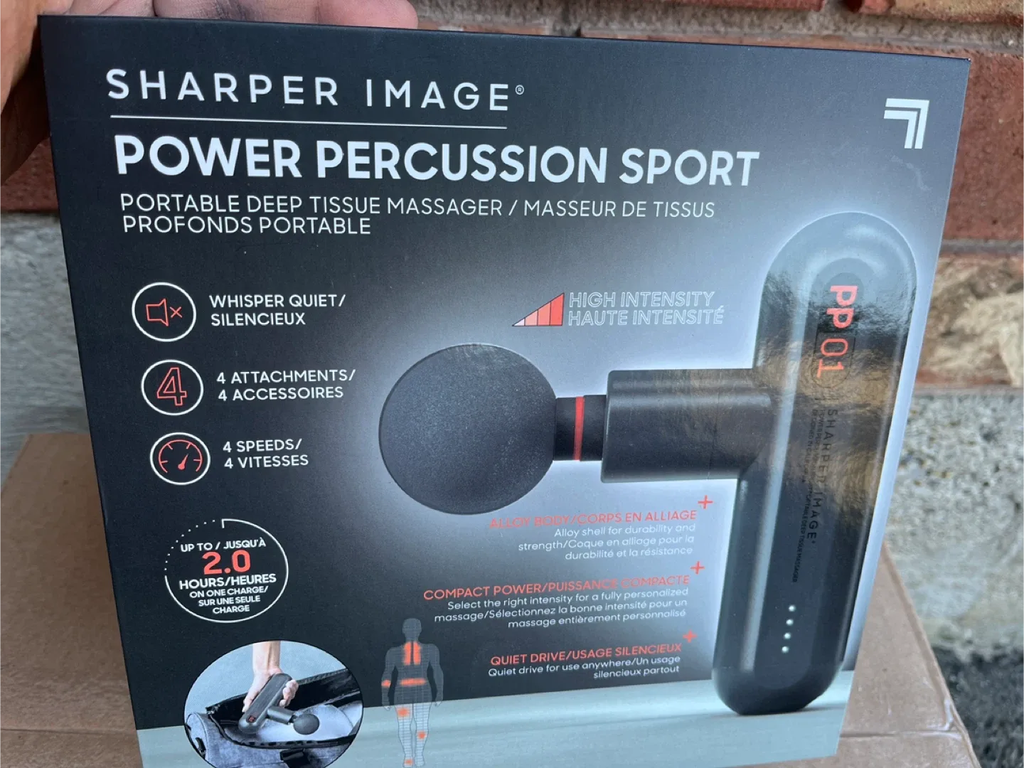 Sharper Image Power Percussion Sport Massager - NEW image indicator(2)