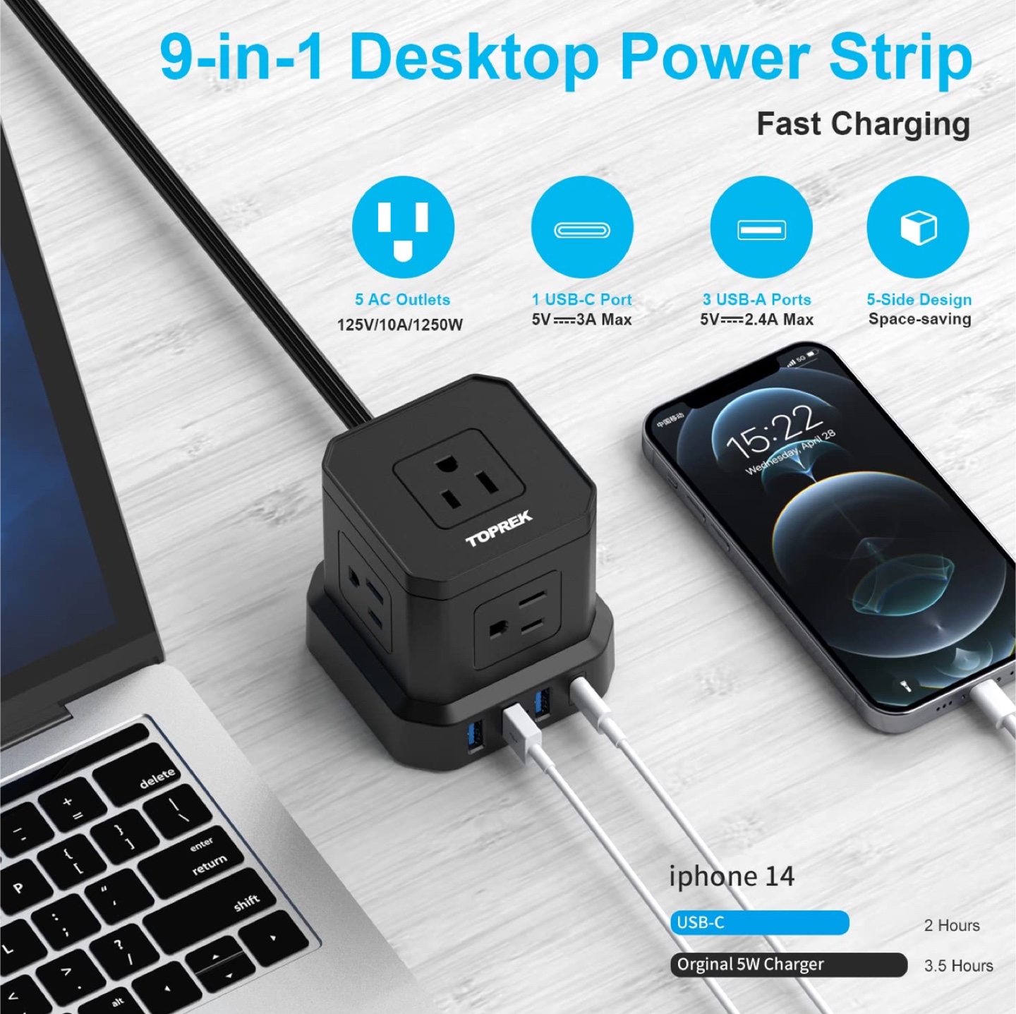 New* power strip cube - photo 3