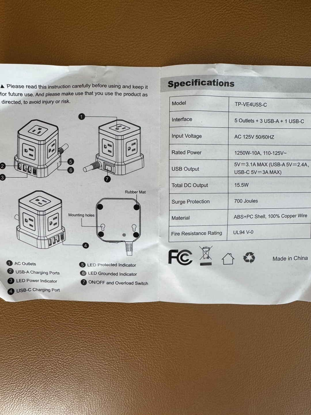 New* power strip cube - photo 5