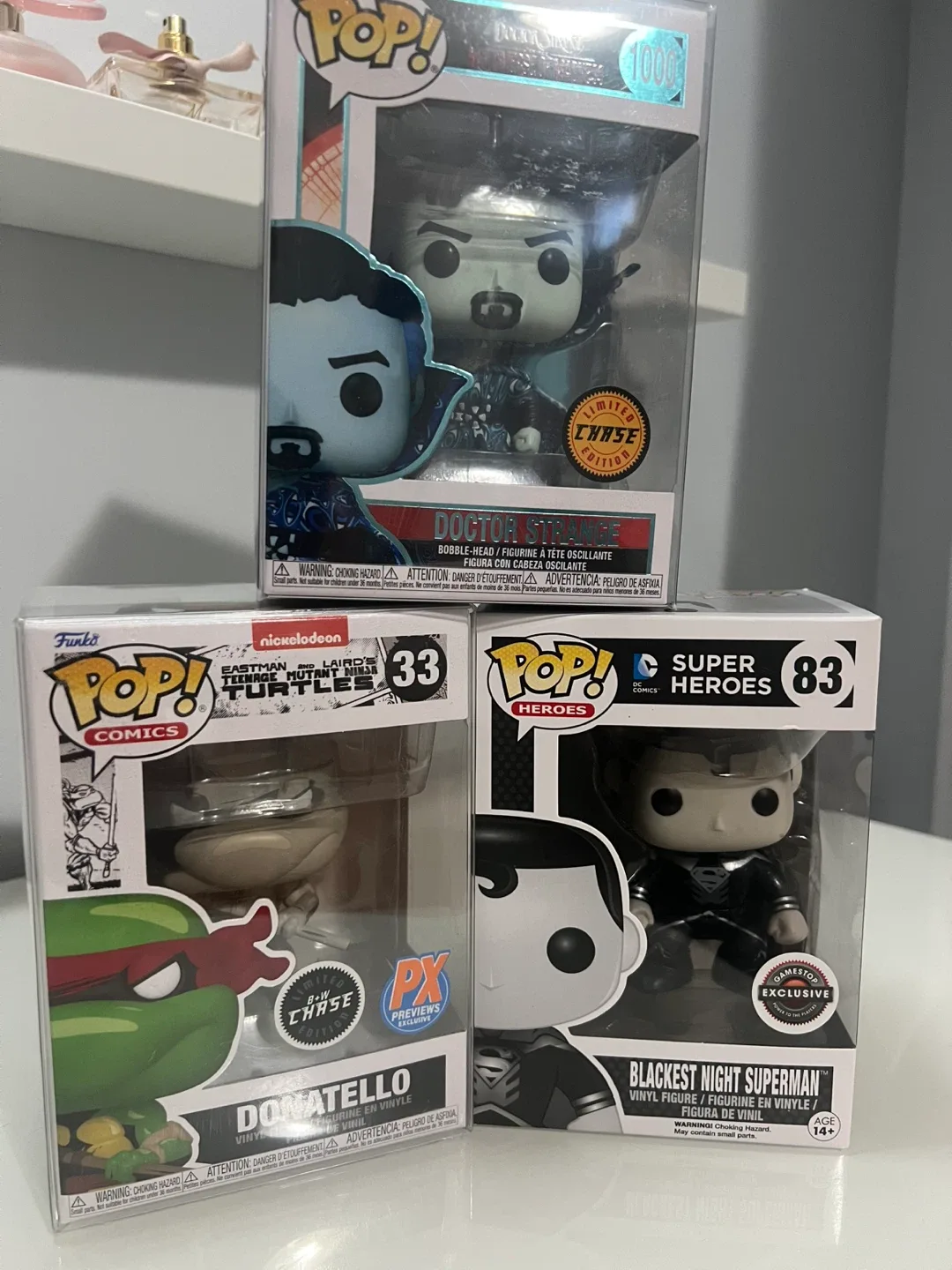 Funko pop chase / Donatello / doctor strange/ blackest night thumbnail