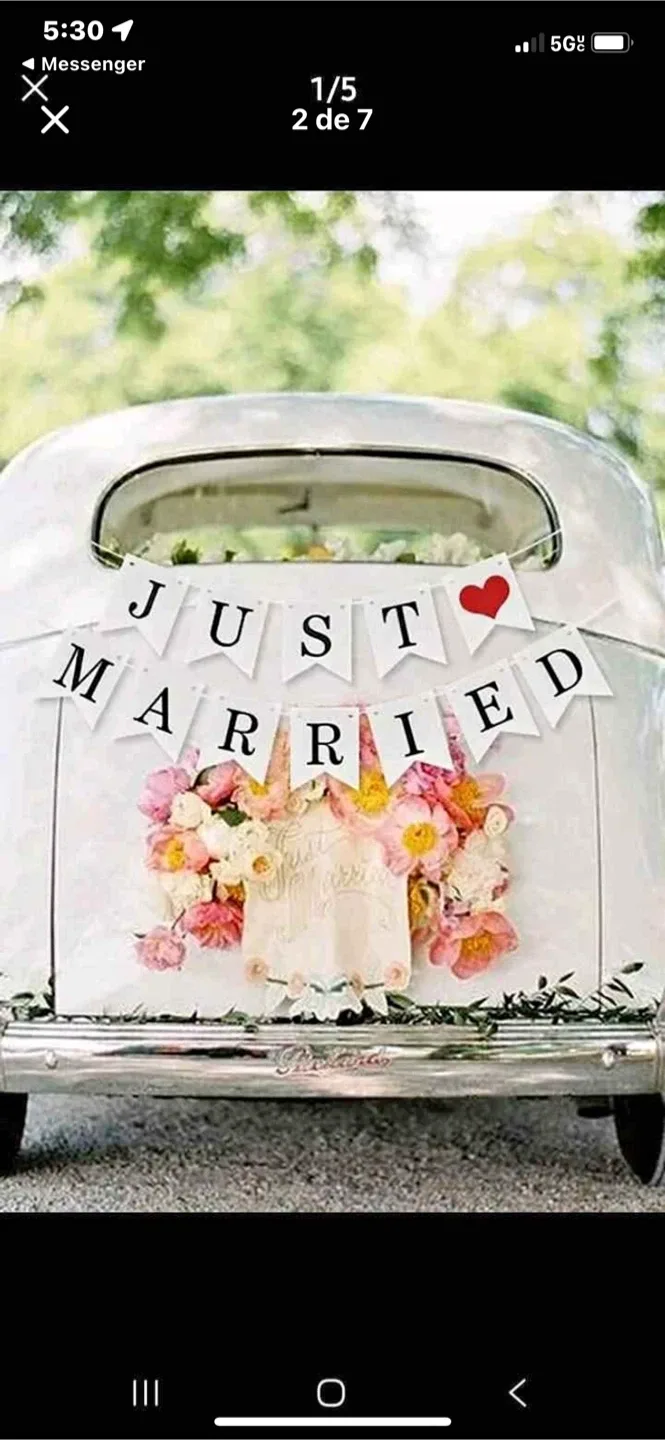 Wedding Decoration Set: Mr & Mrs Signs, Glasses thumbnail