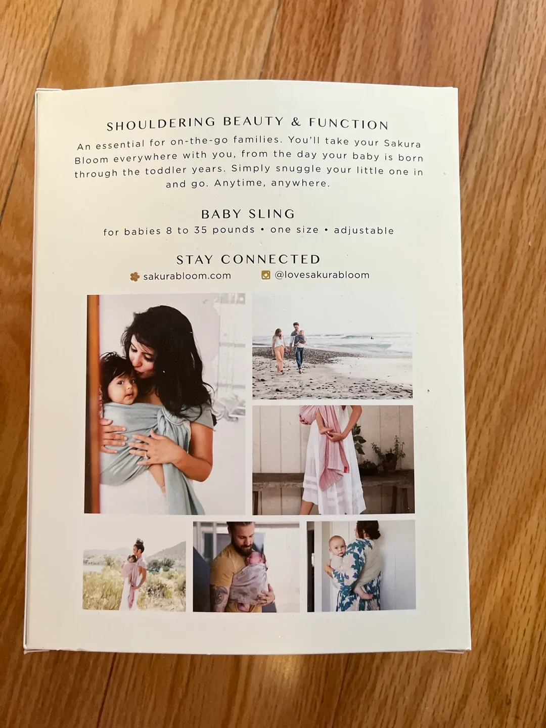 Sakura Bloom Baby Sling - Adjustable image indicator(2)