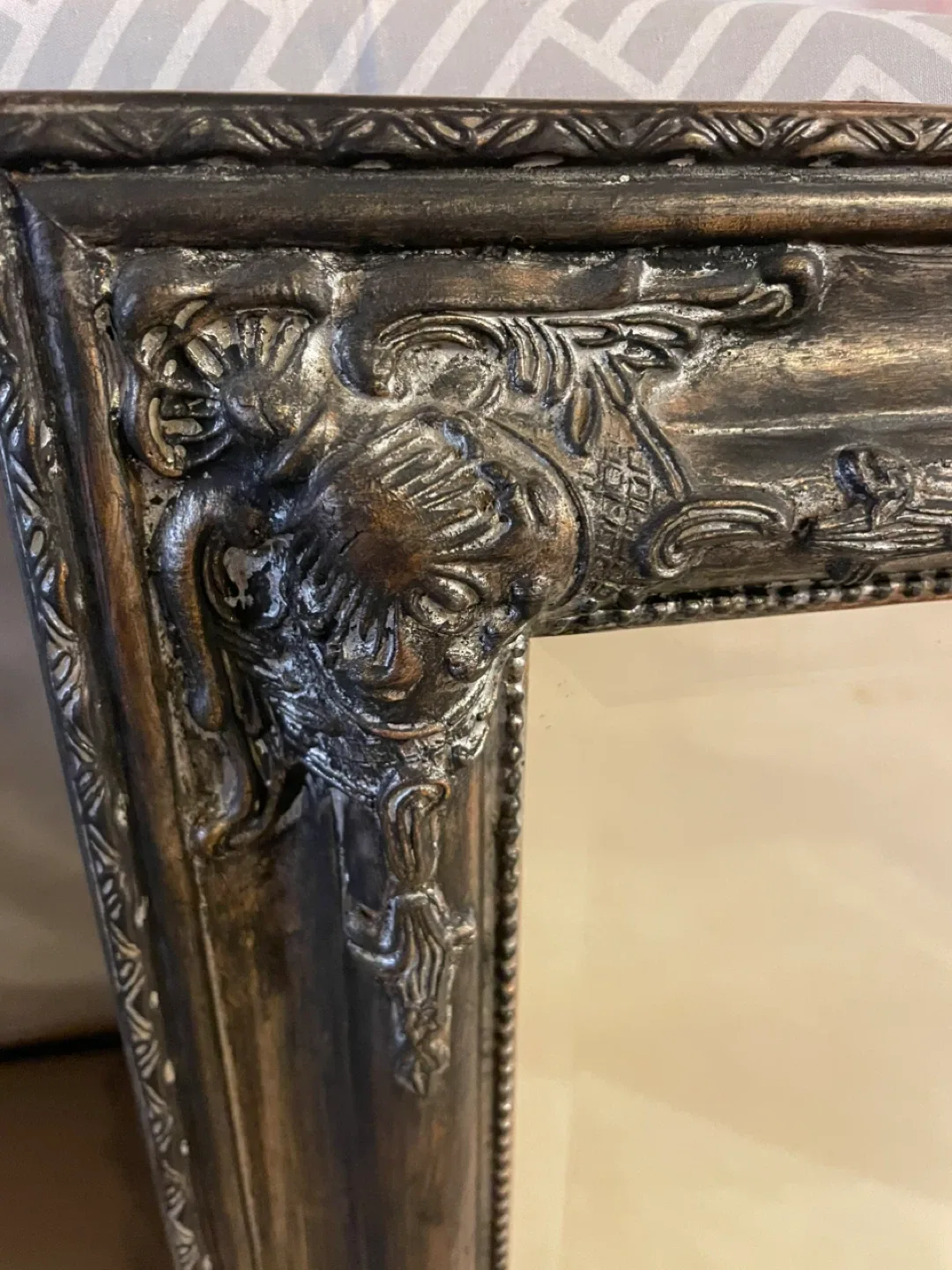 Large Ornate Framed Mirror - 35.5" x 45.5" image indicator(2)