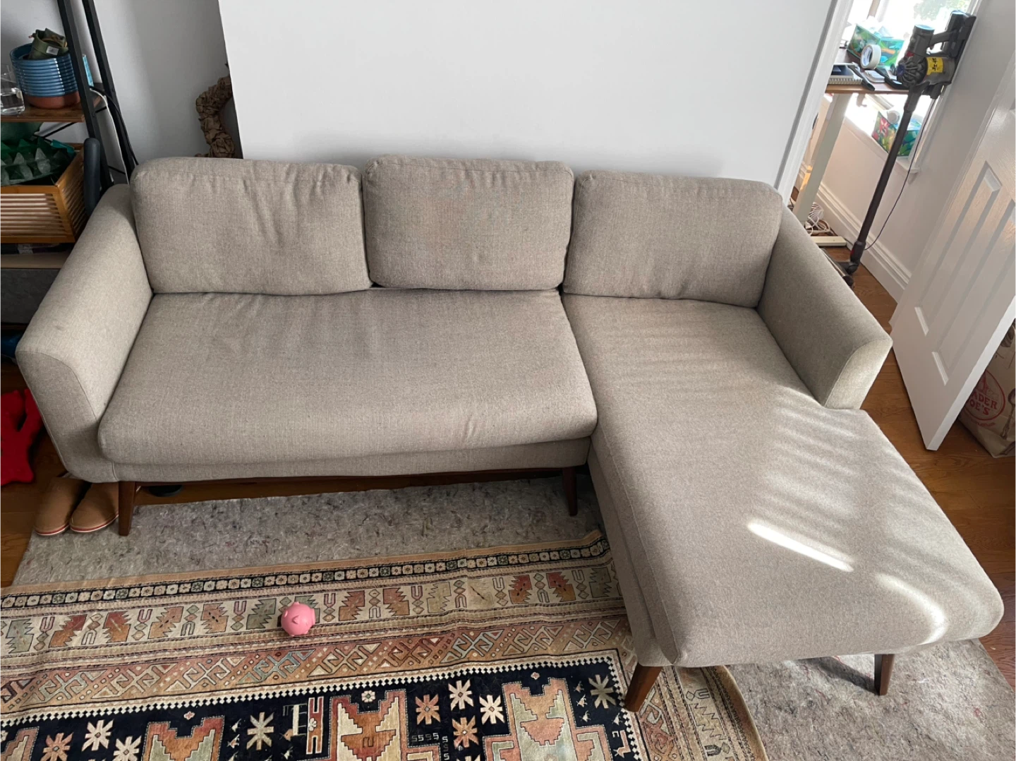 Beige Sectional Sofa