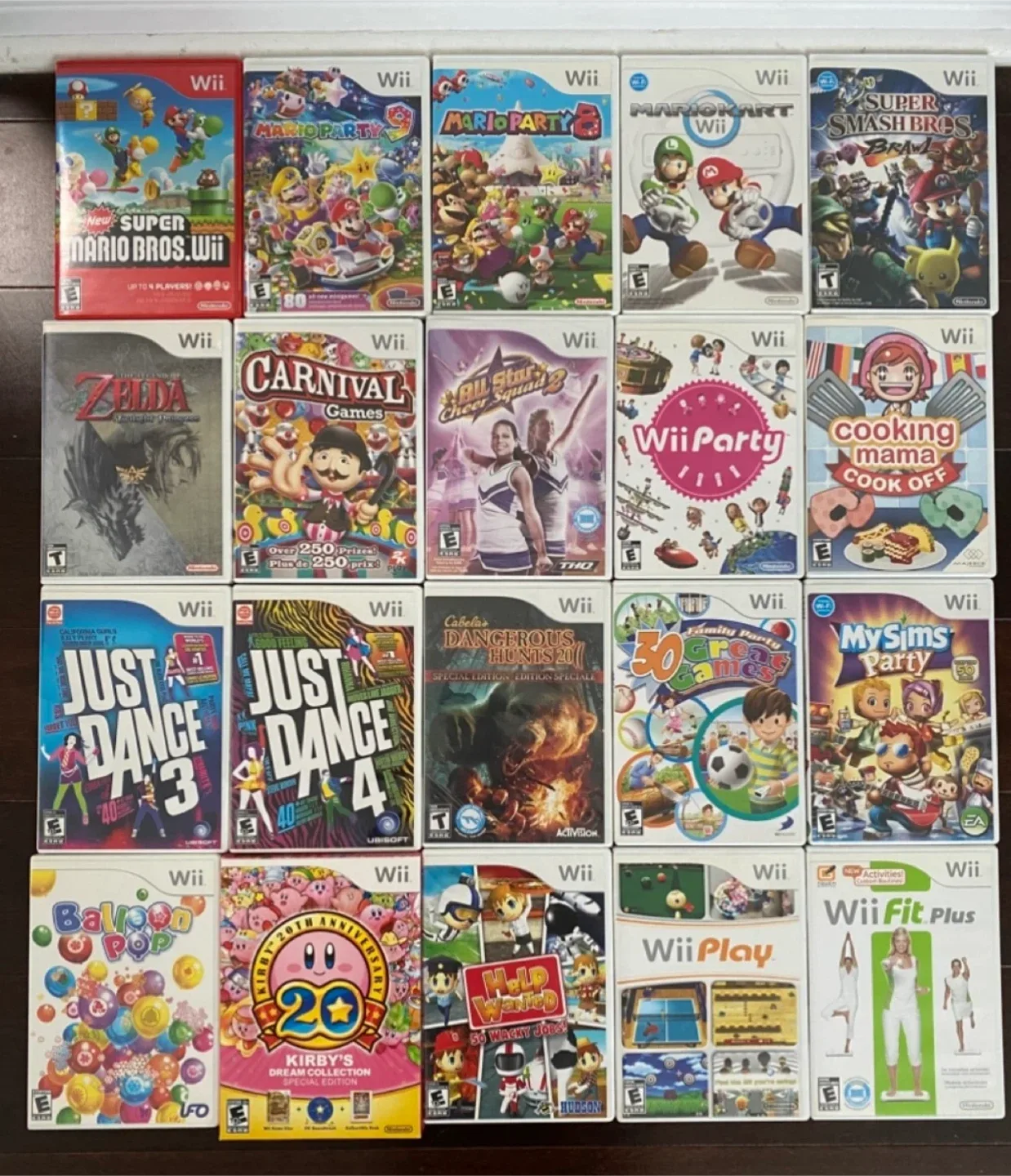 Wii Games, Console, Accessories Bundle thumbnail