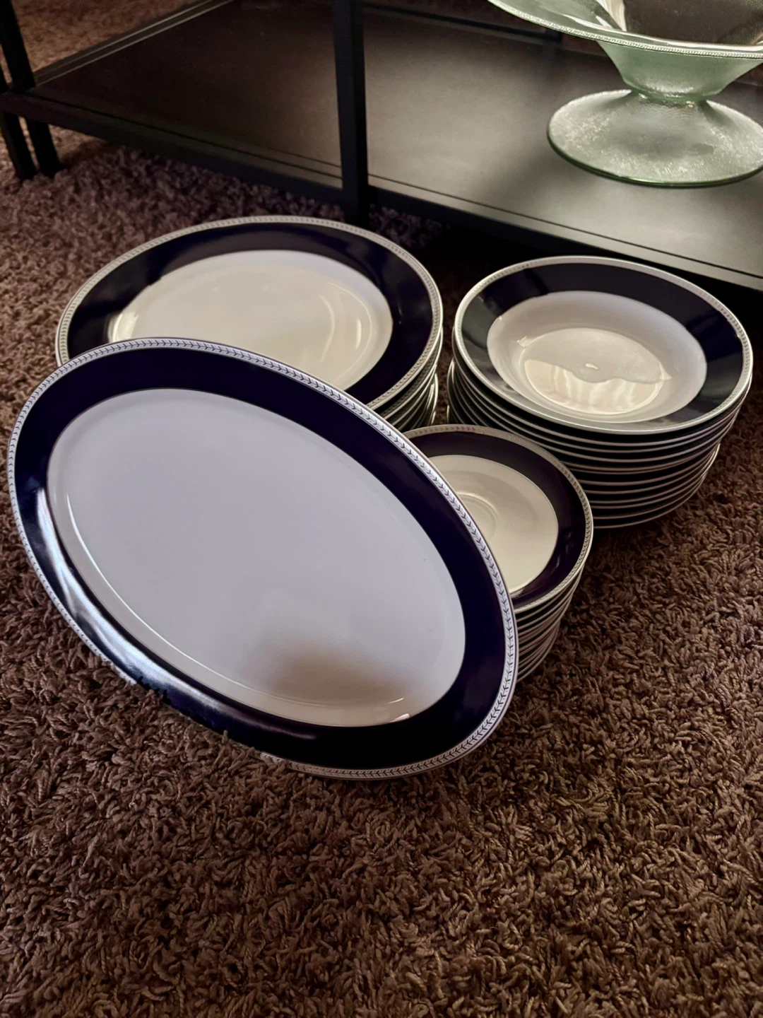 Royal Vienna China Set - Plates, Bowls, & Saucers