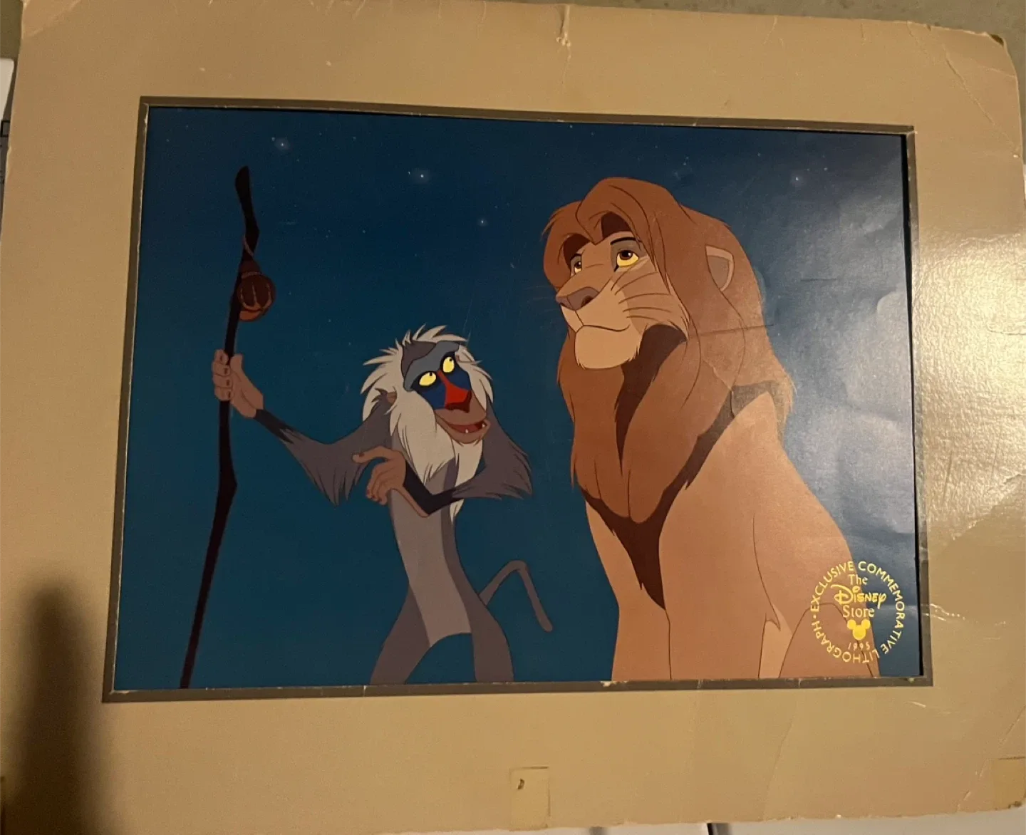 Disney Store Lion King Lithograph thumbnail