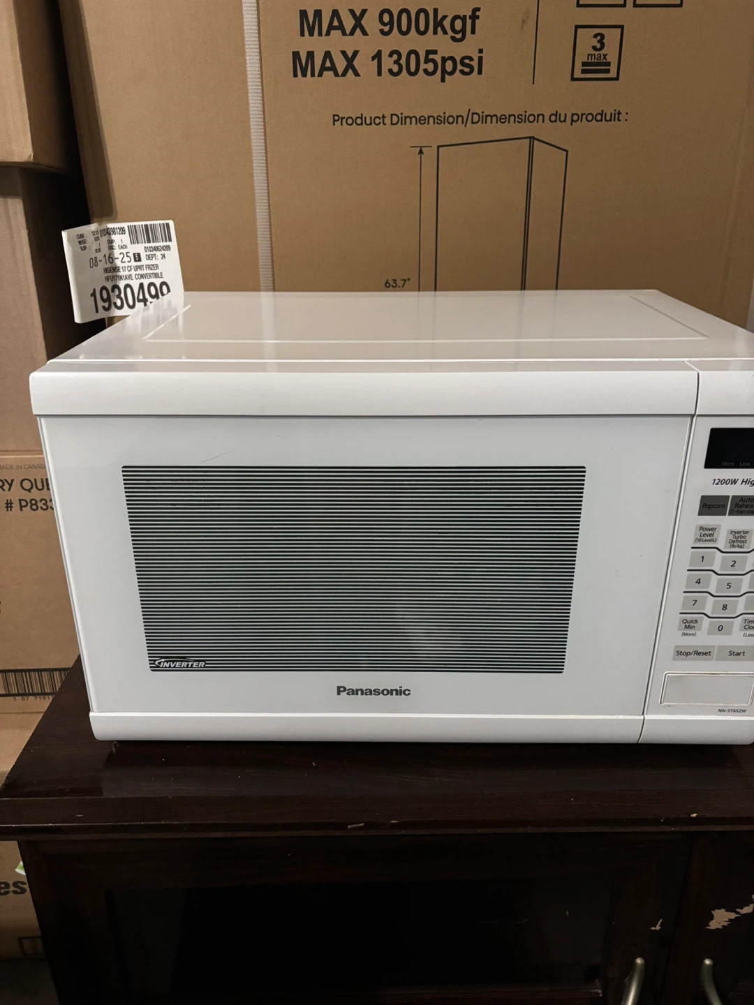 Panasonic Inverter Microwave - NN-ST652W