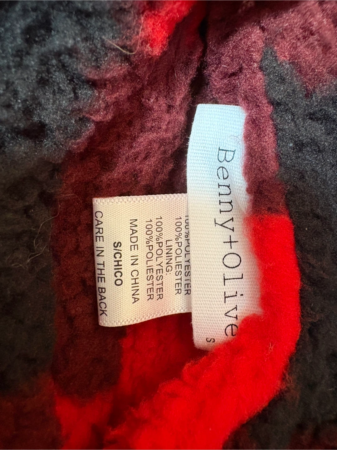 Benny + Olive Sherpa Jacket - Size S - photo 3