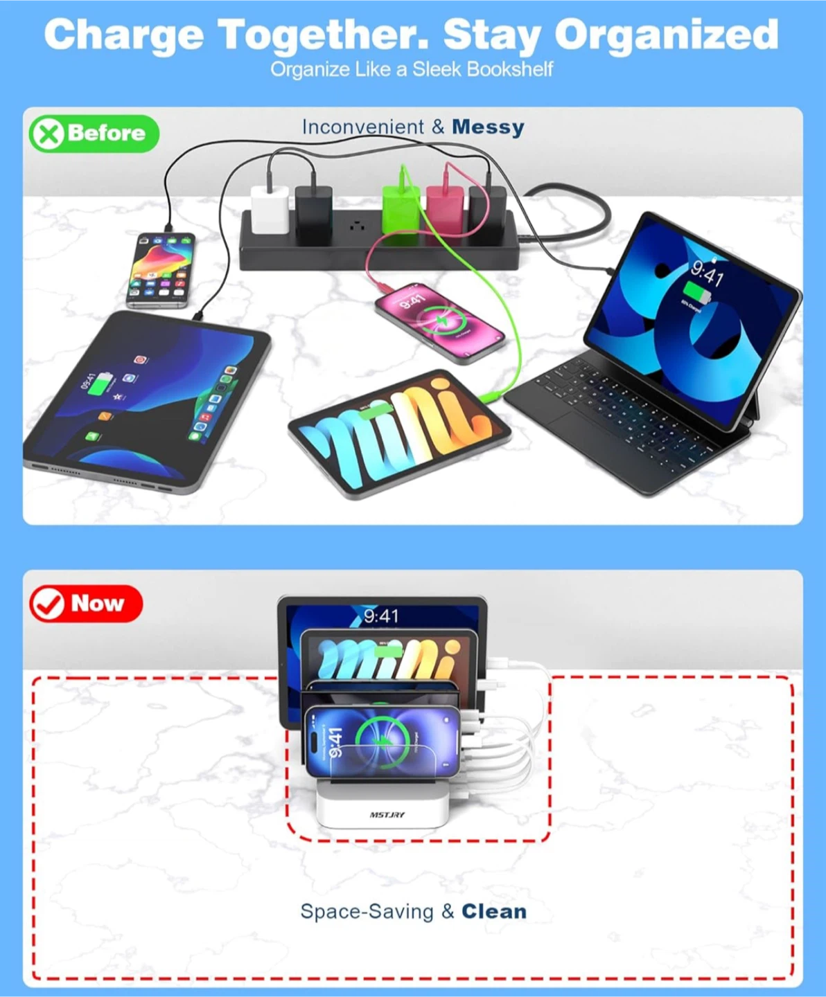 MSTJRY Charging Station for Multiple Devices - photo 3