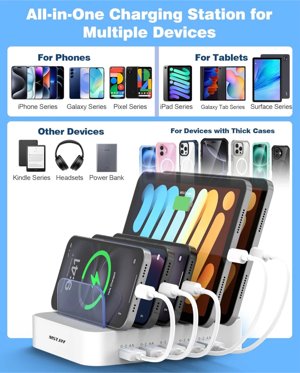 MSTJRY Charging Station for Multiple Devices - photo 2