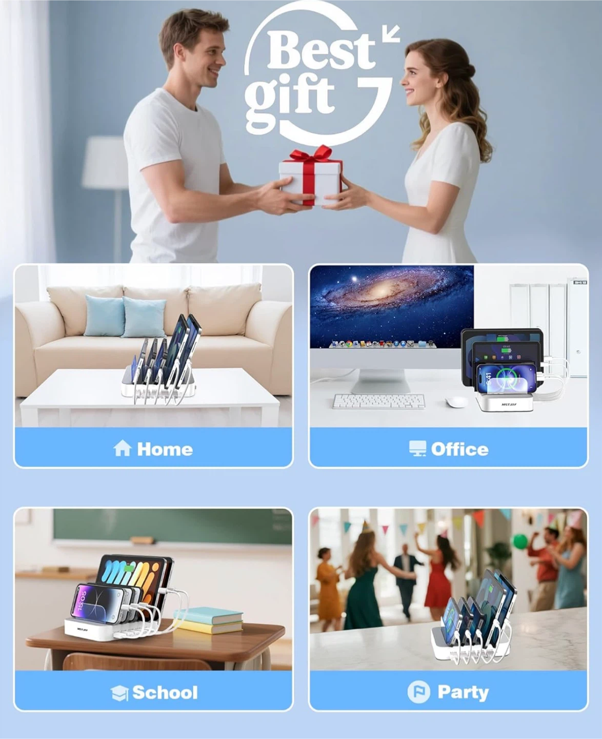 MSTJRY Charging Station for Multiple Devices - photo 4