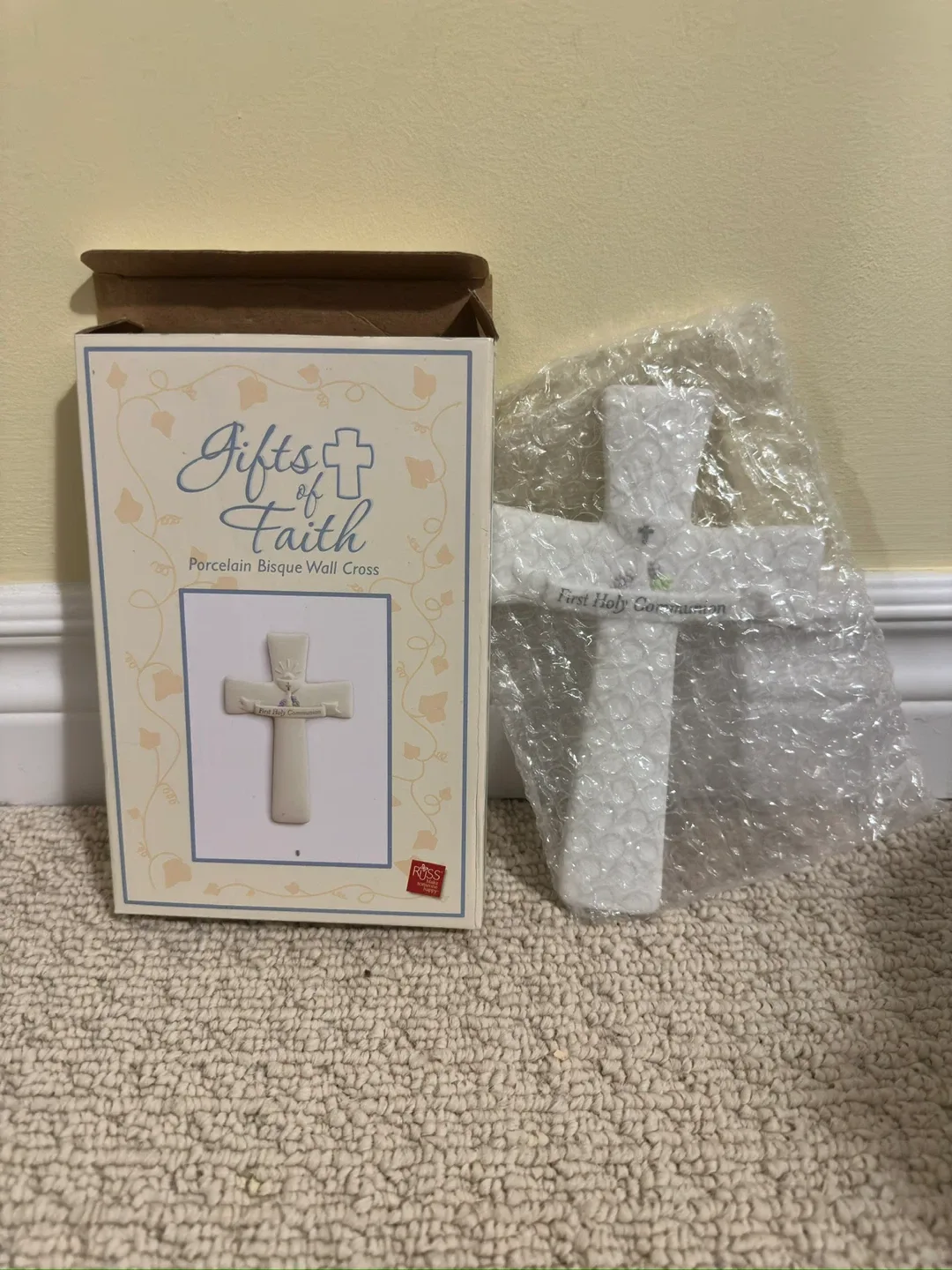 Gifts of Faith Porcelain Bisque Wall Cross thumbnail
