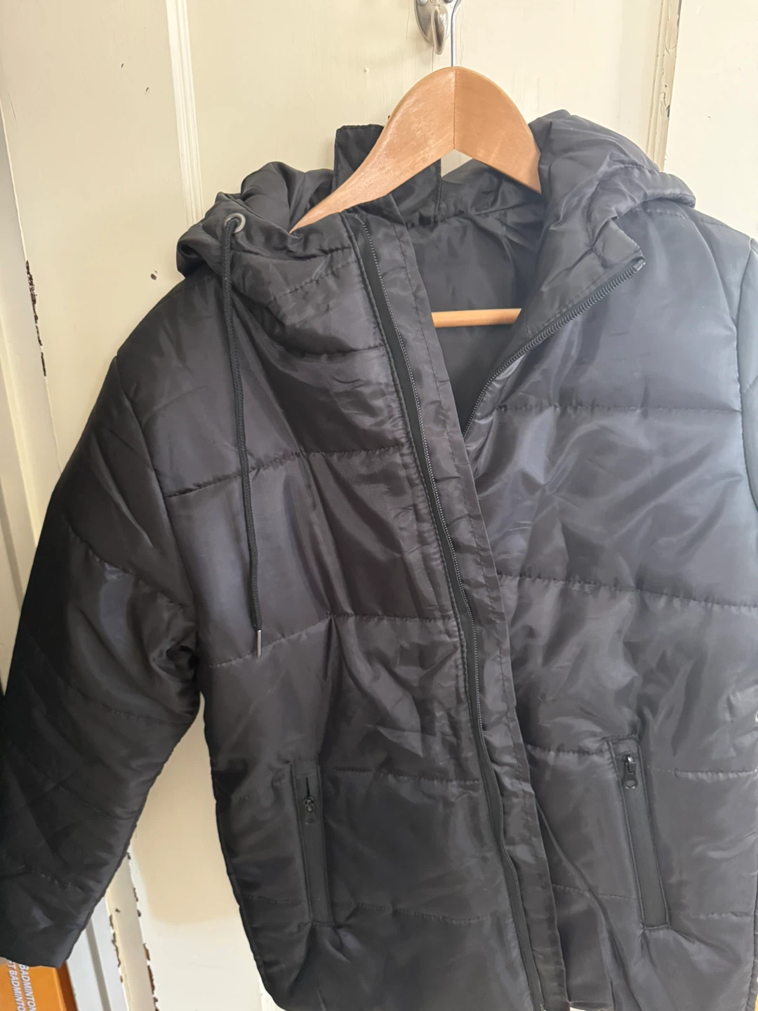 Black Light Puffer Jacket