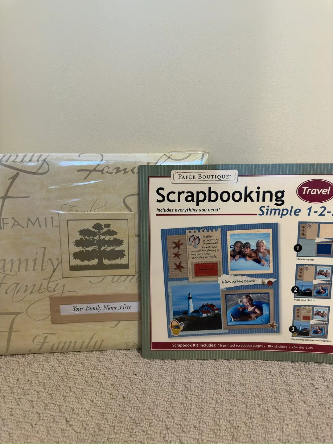 Paper Boutique Scrapbooking Travel Simple 1-2-3 Kit thumbnail