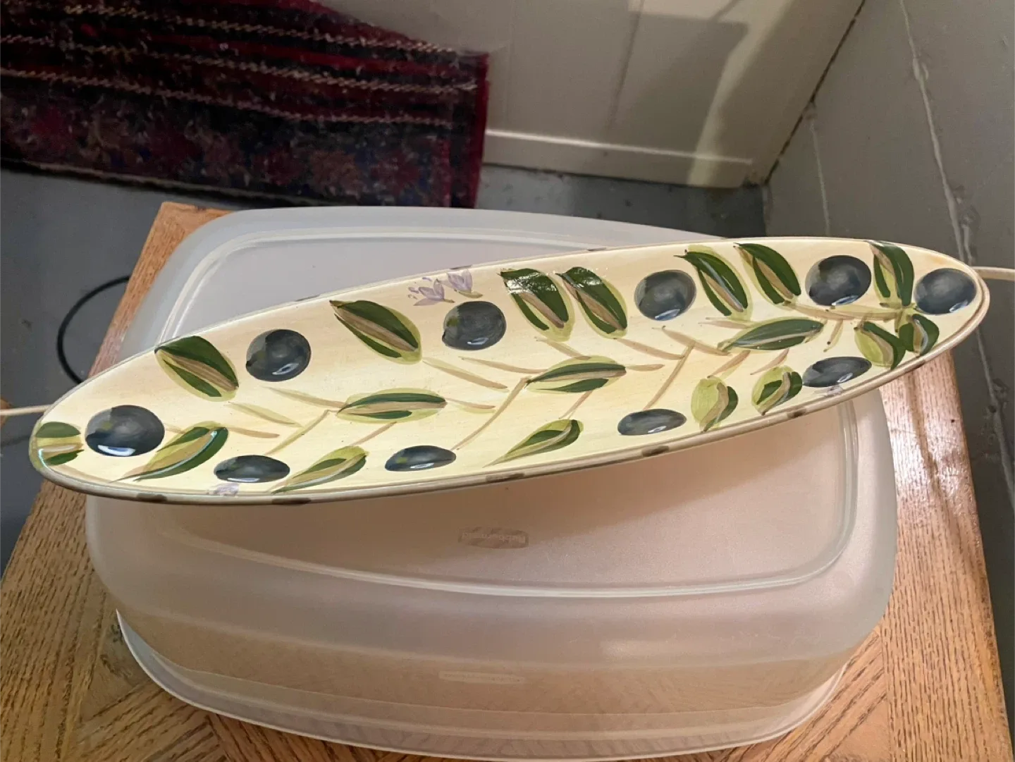 Olive Pattern Serving Platter thumbnail