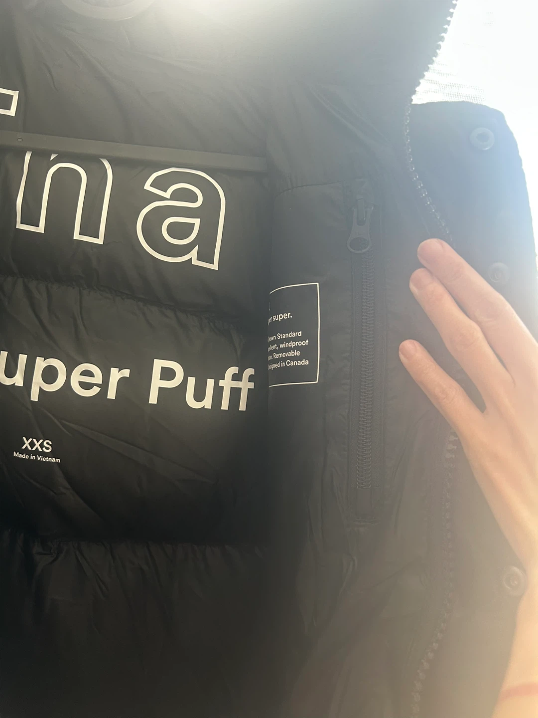 TNA The Super Puff XXS - Black - photo 2
