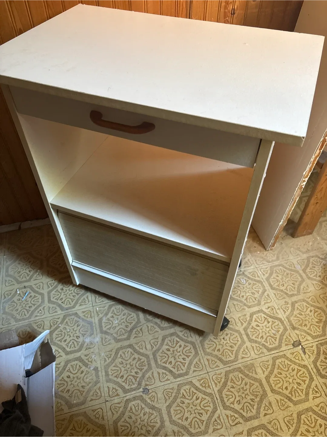 Small White Cabinet with Drawer image indicator(6)
