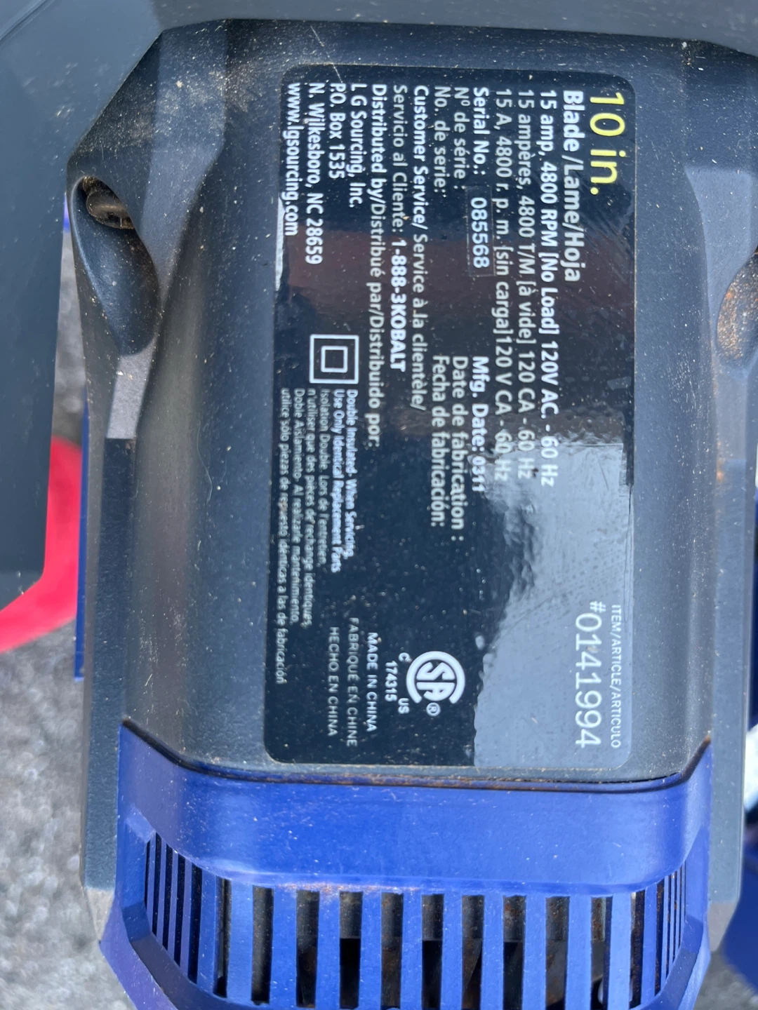 Kobalt 10-in Compound Miter Saw - photo 2