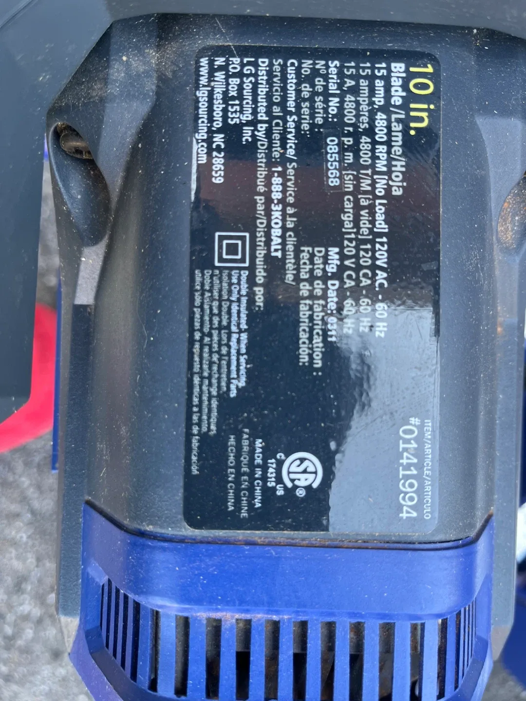 Kobalt 10-in Compound Miter Saw image indicator(2)