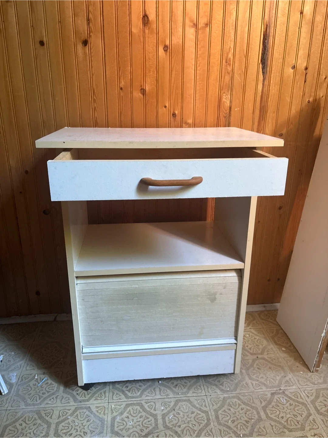 Small White Cabinet with Drawer image indicator(7)