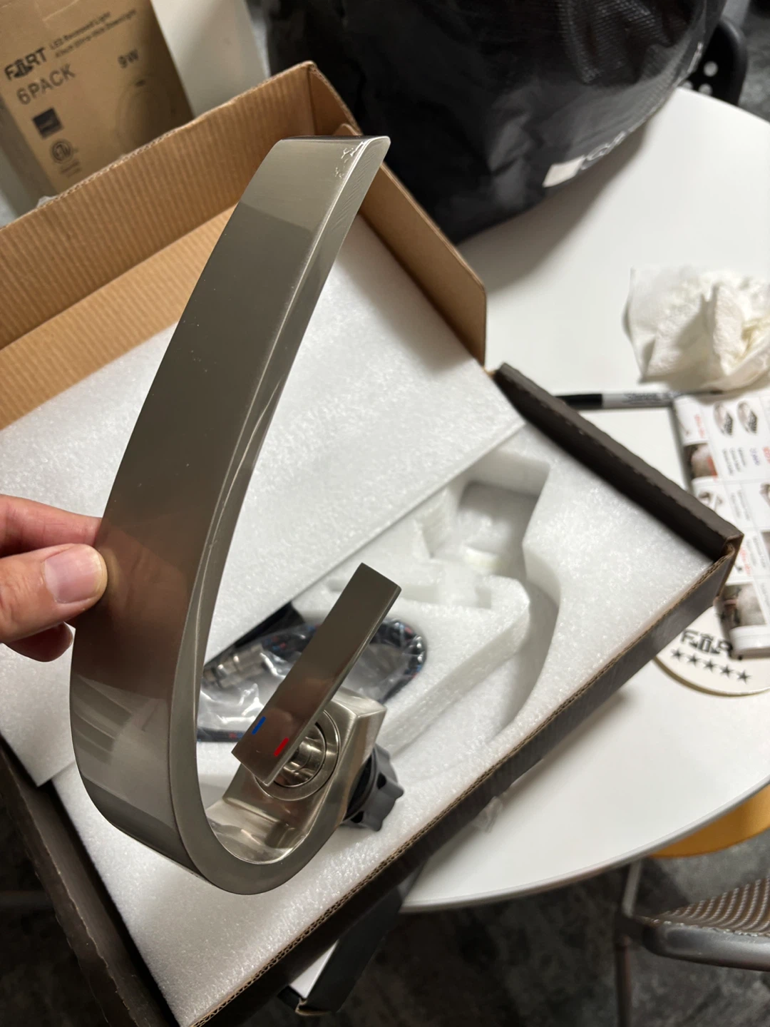 Wovier Waterfall Bathroom Faucet - New in Box - photo 2