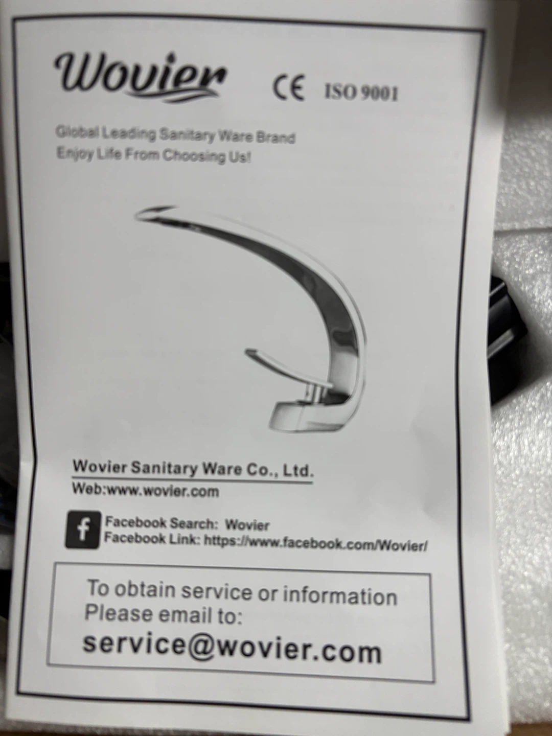 Wovier Waterfall Bathroom Faucet - New in Box - photo 5