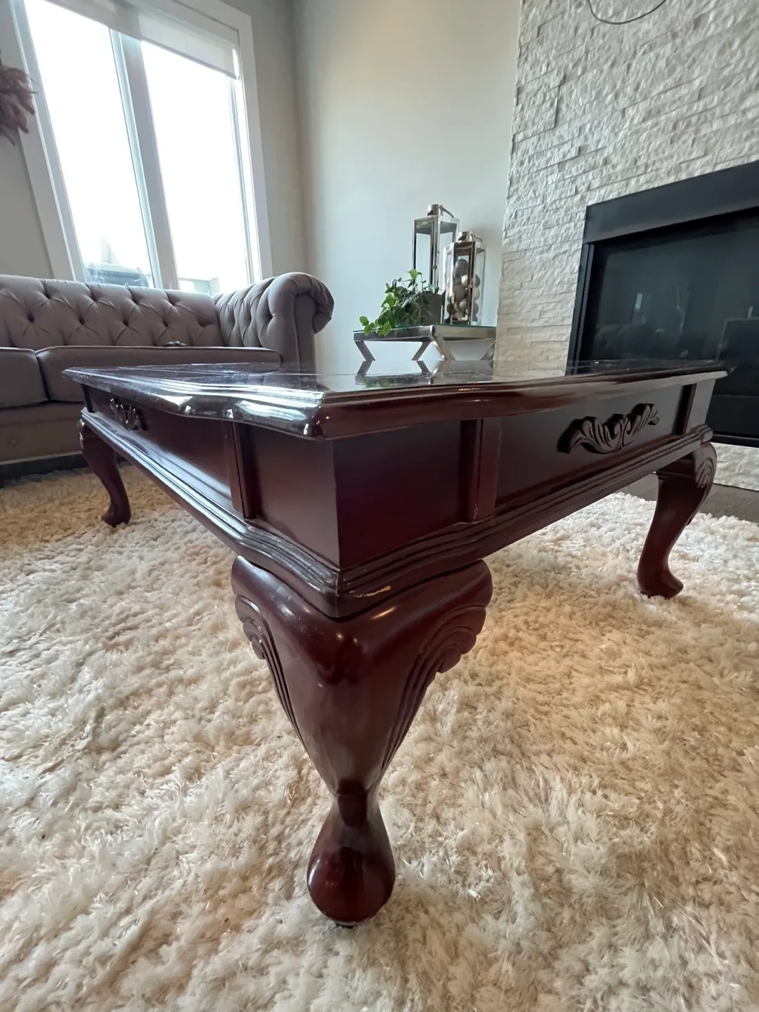 Glass Top Coffee Table image indicator(2)