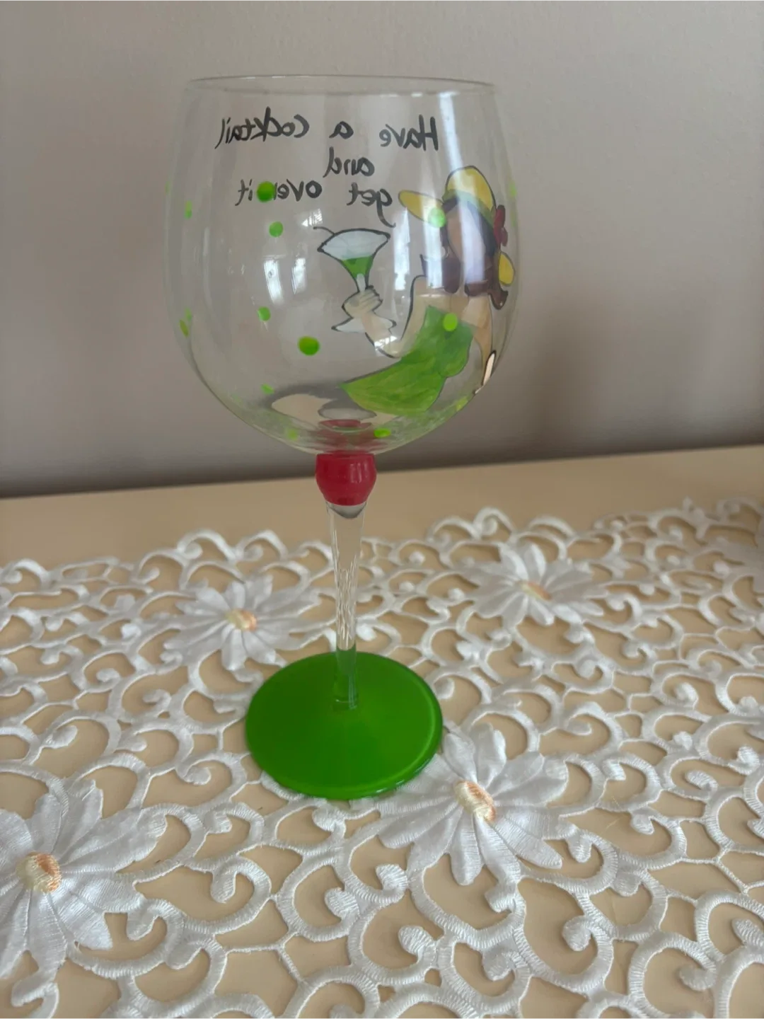 Hand-painted wine glass image indicator(3)