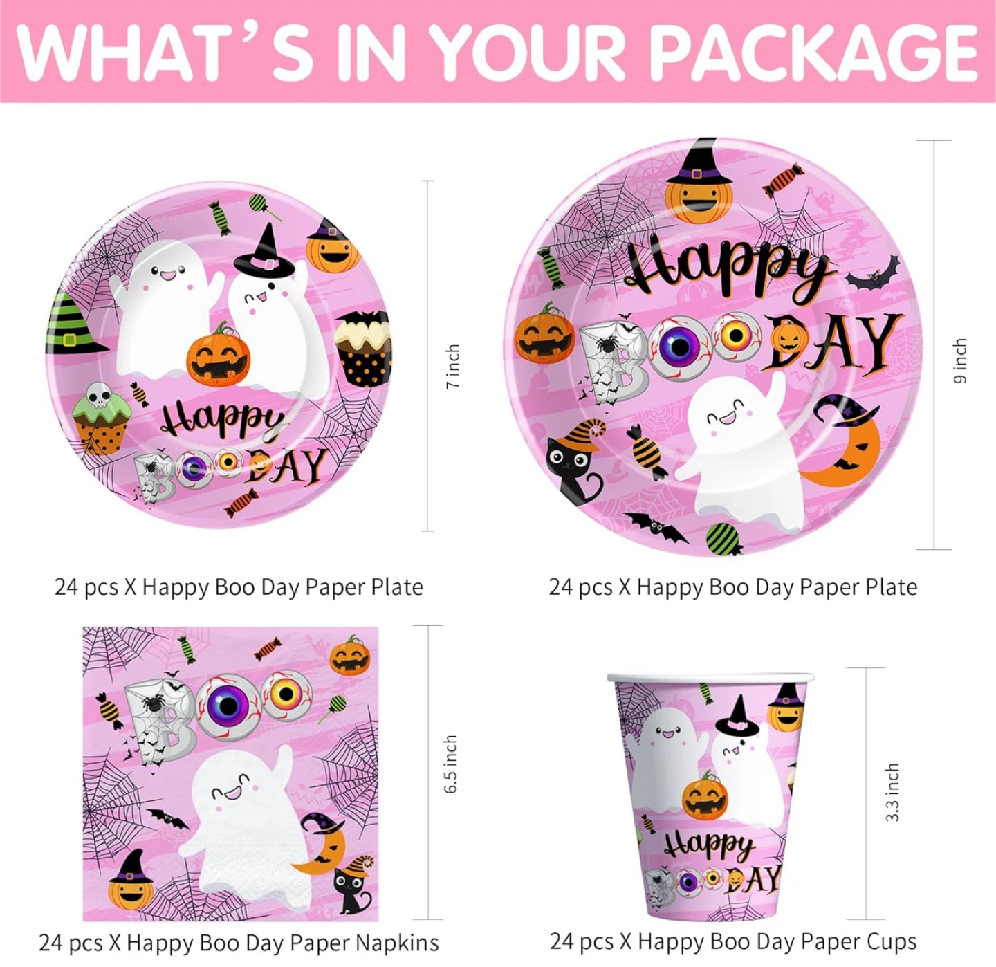 Happy Boo Day Halloween Party Supplies - photo 2