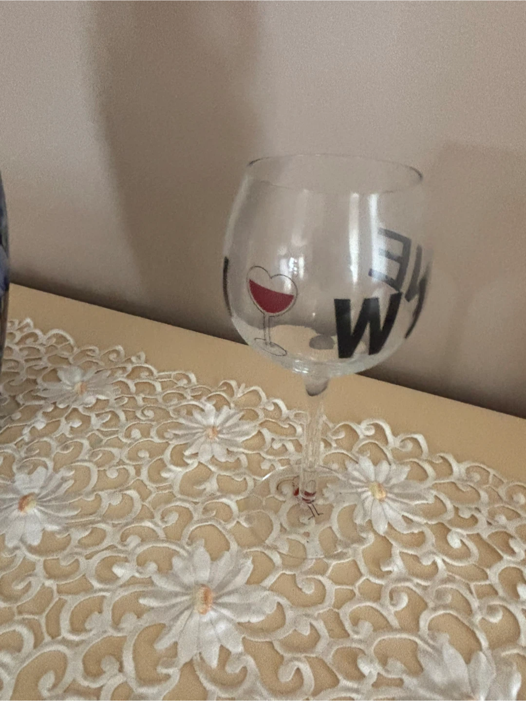 I Love Wine Glass - photo 4