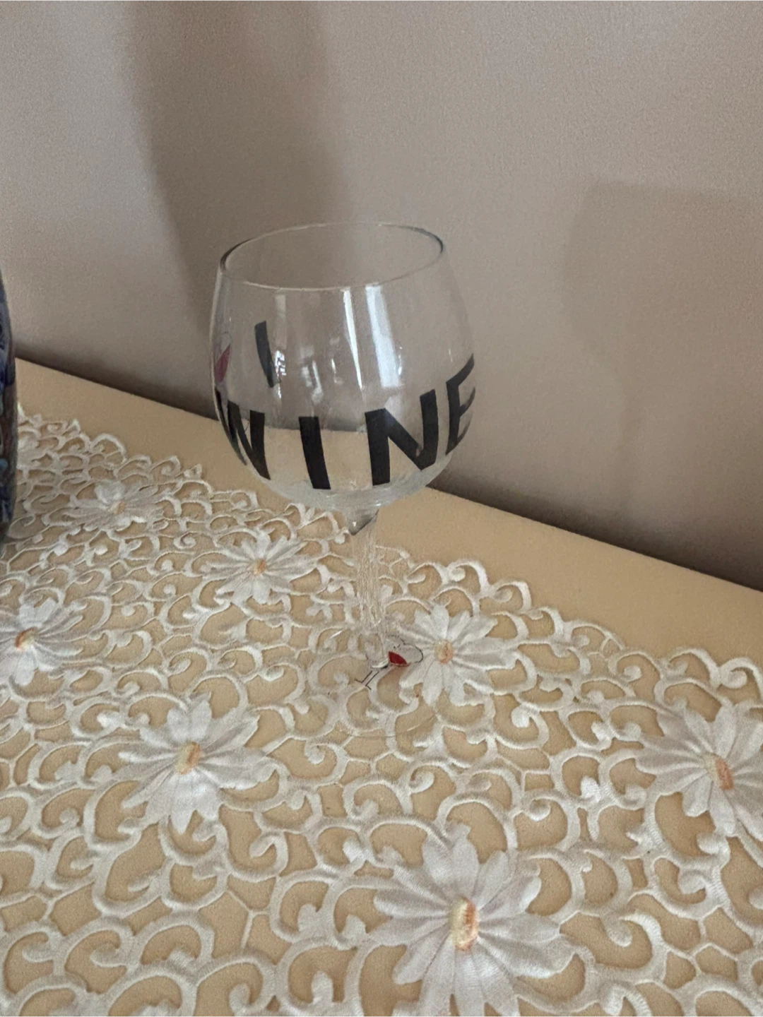 I Love Wine Glass - photo 2