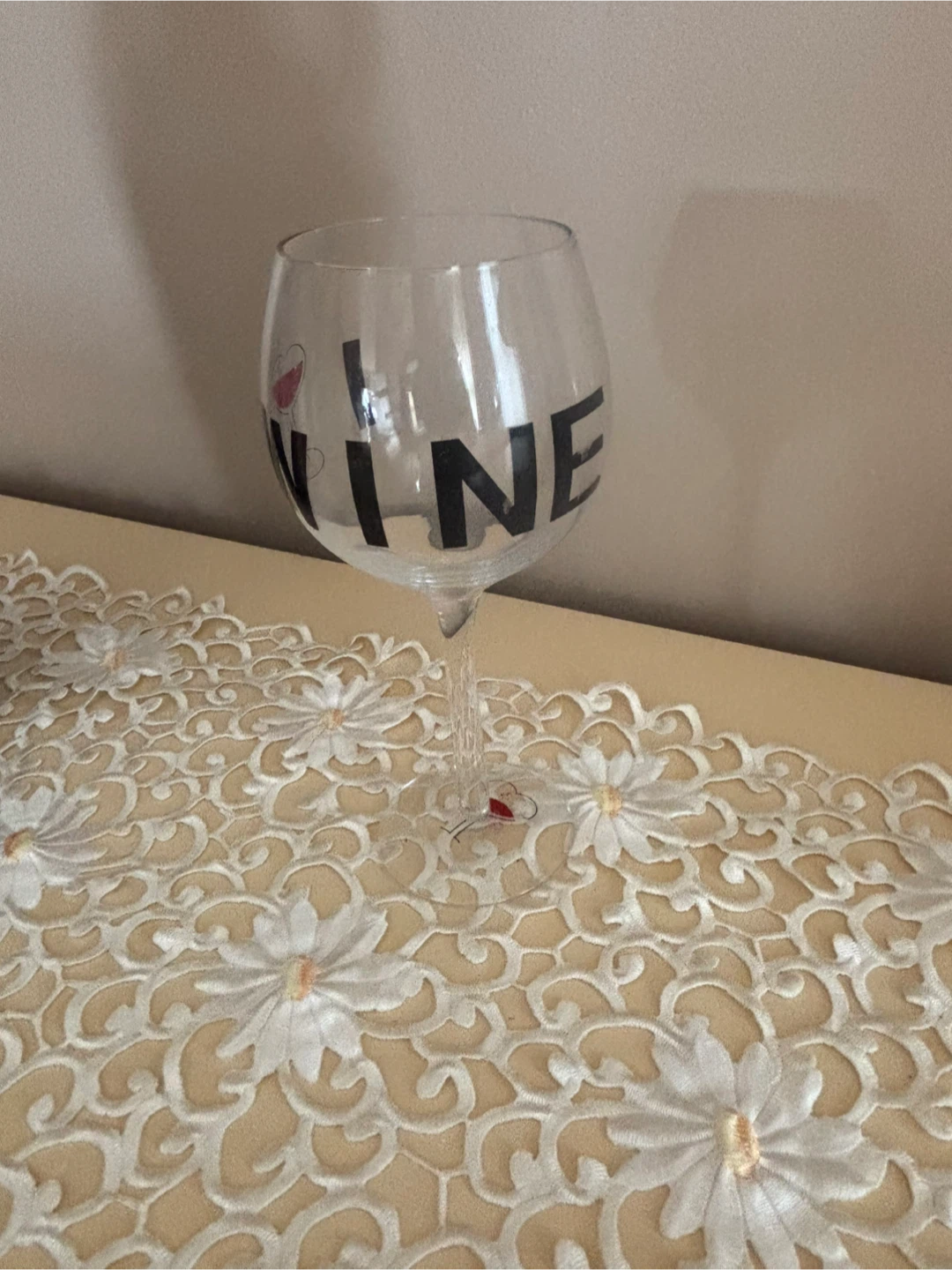 I Love Wine Glass - photo 3