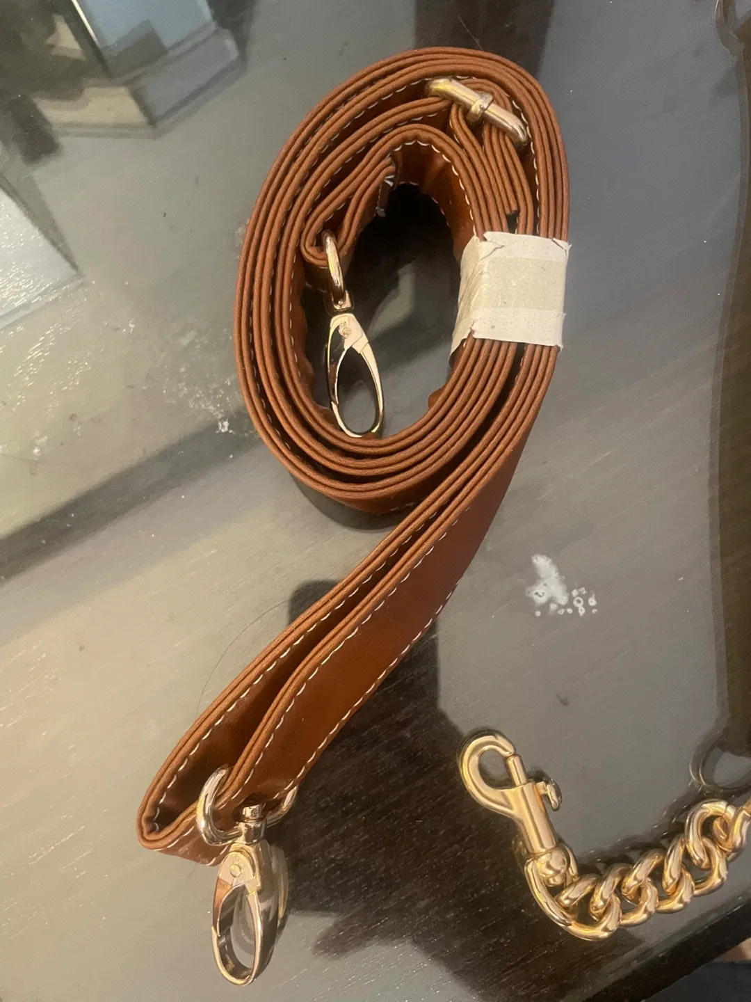 Bosssunwen Brown Leather Satchel image indicator(3)