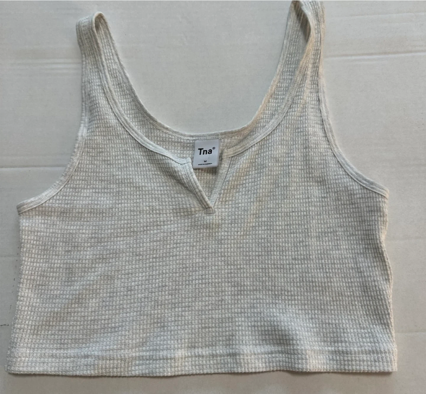 Tna Waffle Tank Top - Size M