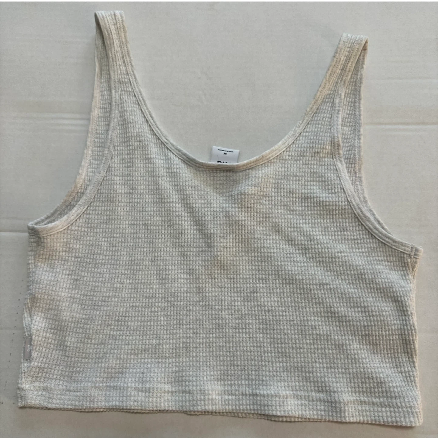 Tna Waffle Tank Top - Size M - photo 2