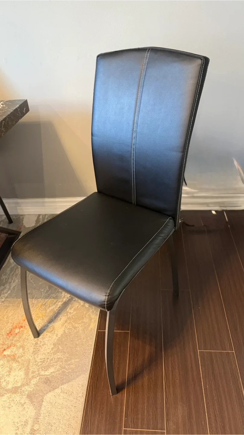 Dining Table Set with 6 Chairs - Black image indicator(2)