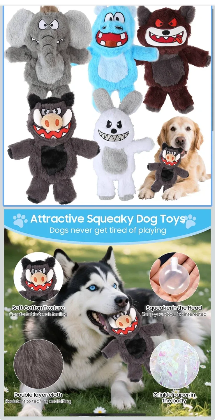 Dog Plush Toy - Interactive & Squeaky thumbnail