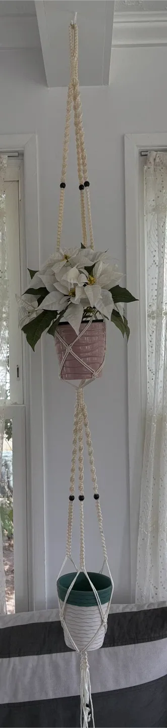 Double Macrame Plant Hanger image indicator(3)