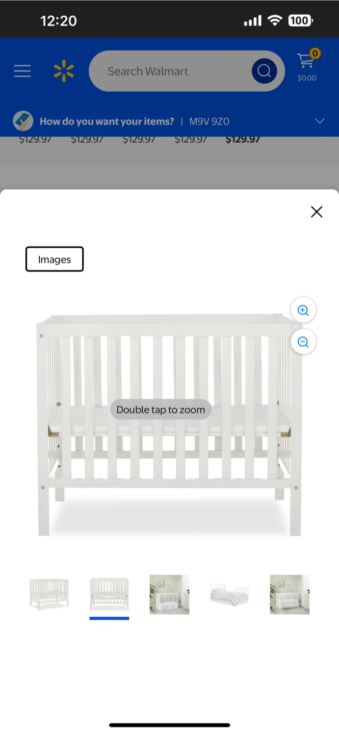 Mini Crib & mini mattress - photo 3