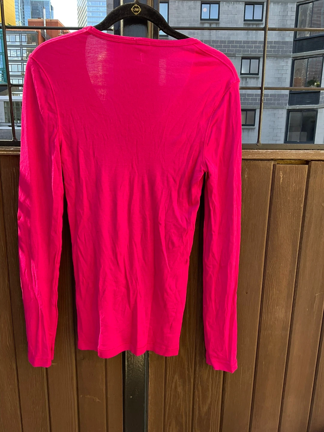 Splendid Pink Long Sleeve Top - Size Large - photo 3