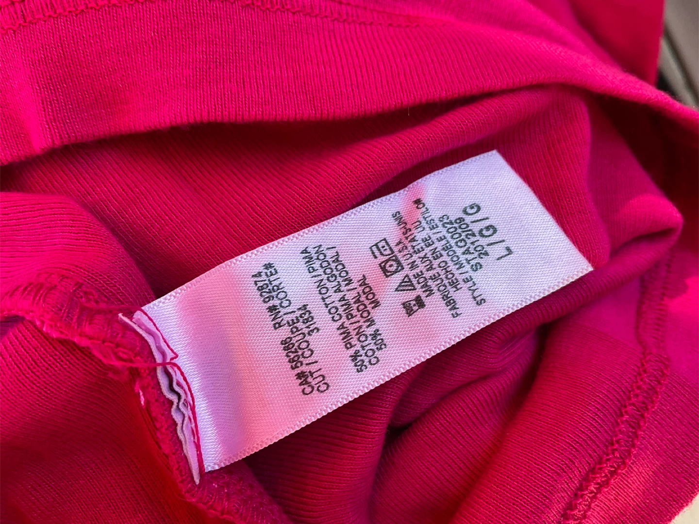 Splendid Pink Long Sleeve Top - Size Large - photo 4