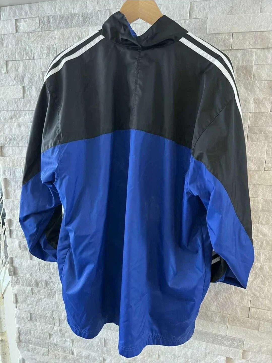 Adidas Windbreaker Jacket Blue/Black - Men’s Large image indicator(2)