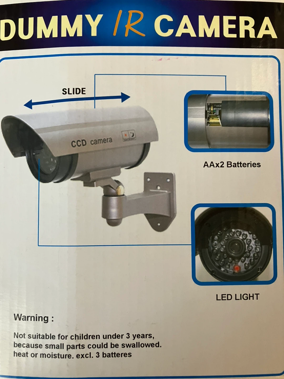 2 Dummy IR Cameras -Silver, New in Box! - photo 2