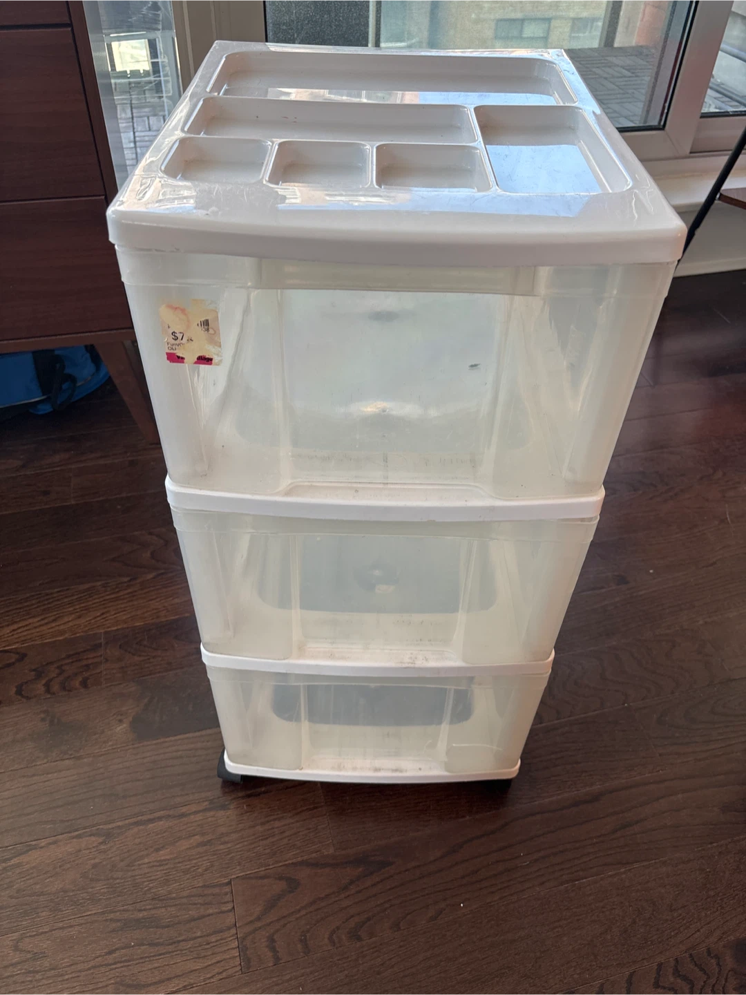 Sterlite 3-drawer organizer with wheels