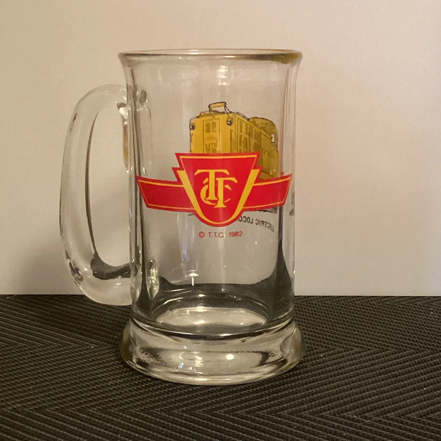 Vintage TTC Electric Locomotive Beer Mug - 1982
