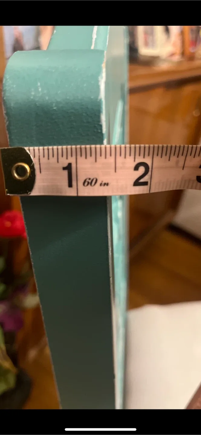 Turquoise Wooden Chair image indicator(8)