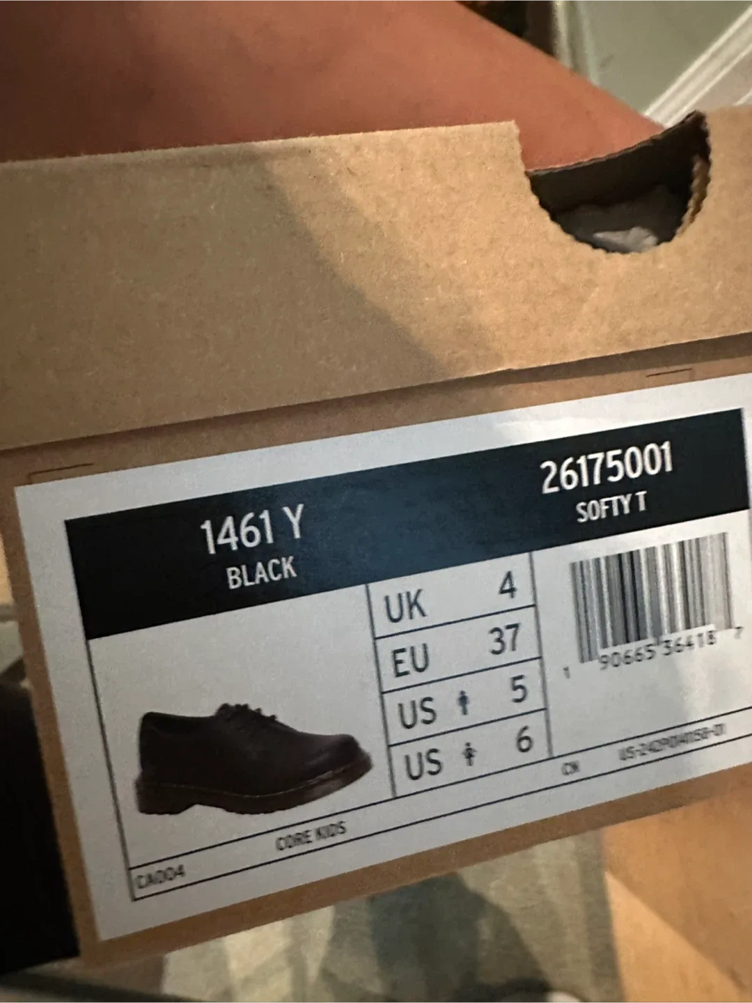 Dr. Martens 1461 Y Black Shoes - US Size 5 image indicator(2)