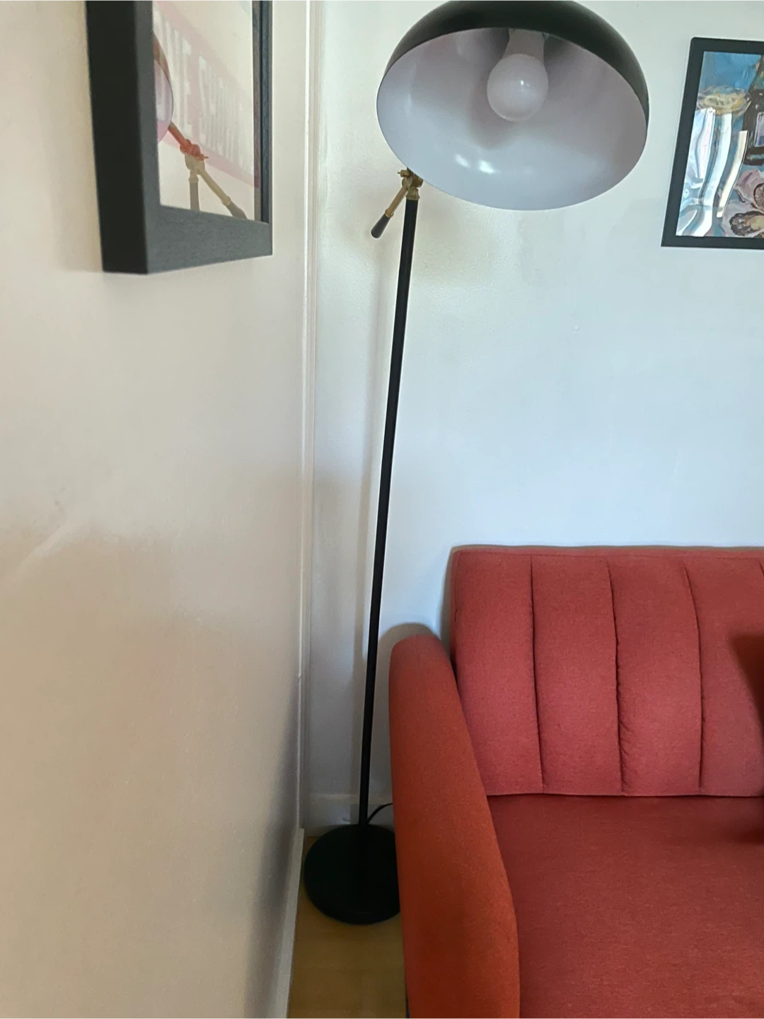 Black & Brass Floor Lamp - photo 3