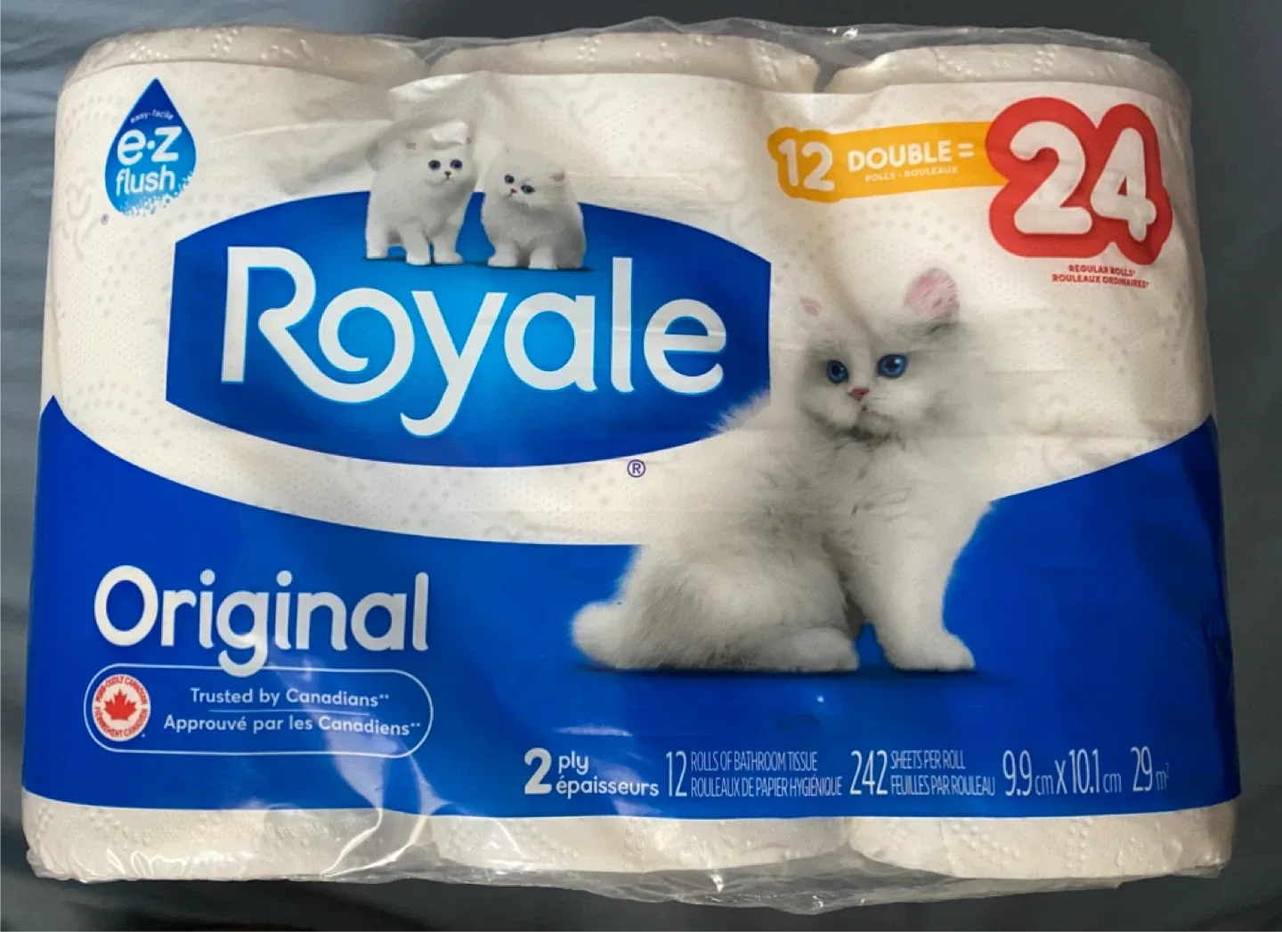 Royale Original 12 Double Roll Toilet Paper thumbnail